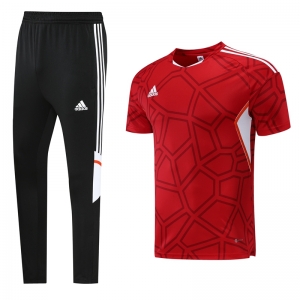 22/23 Adidas Red T-shirts+Long Pants Training Jersey