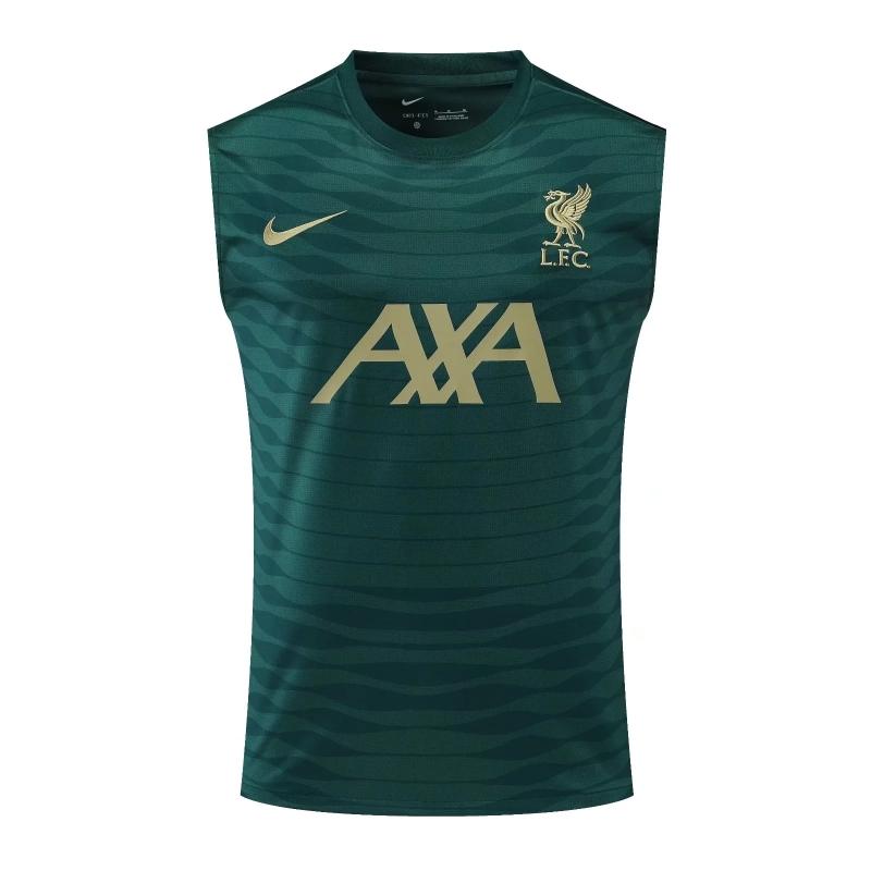 22/23 Liverpool Dark Green Pre-match Training Jersey Vest