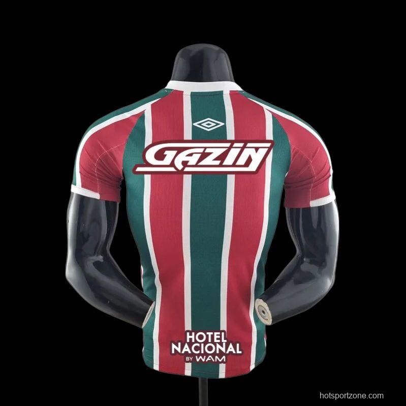 Player Version 22/23 All Sponsors Fluminense Home Soccer Jersey