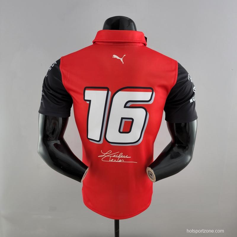 2022 F1 Ferrari Red Polos  #0005