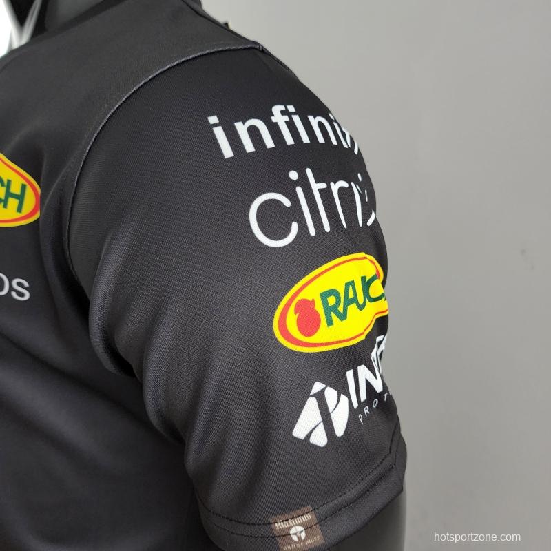 2022 F1 Red Bull Black Jersey #0001