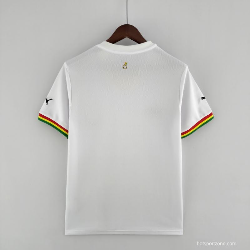 2022 Ghana Home Soccer Jersey