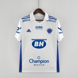 22/23 All Sponsor Cruzeiro Away Soccer Jersey