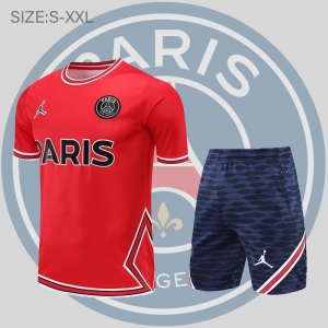 22/23 PSG Vest Training Jersey Short Sleeve Kit Red