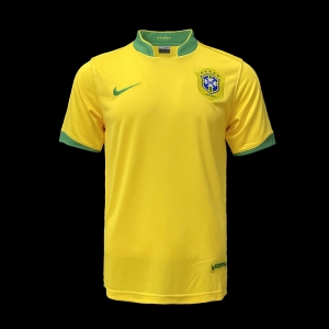 Retro 2006 Brazil Home Soccer Jersey