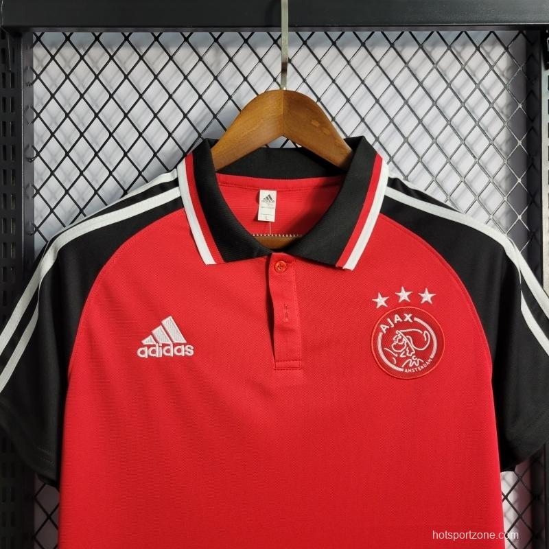 22/23 Ajax Red POLO Shirts