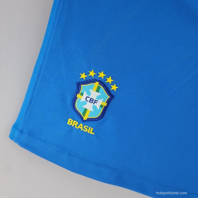 2022 Brazil Shorts Blue
