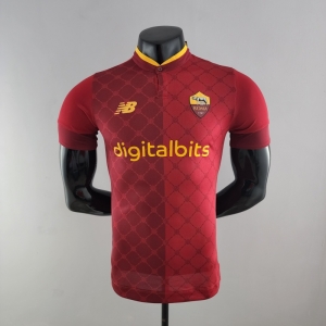 Player Version 22/23 AS Roma Home Soccer Jersey