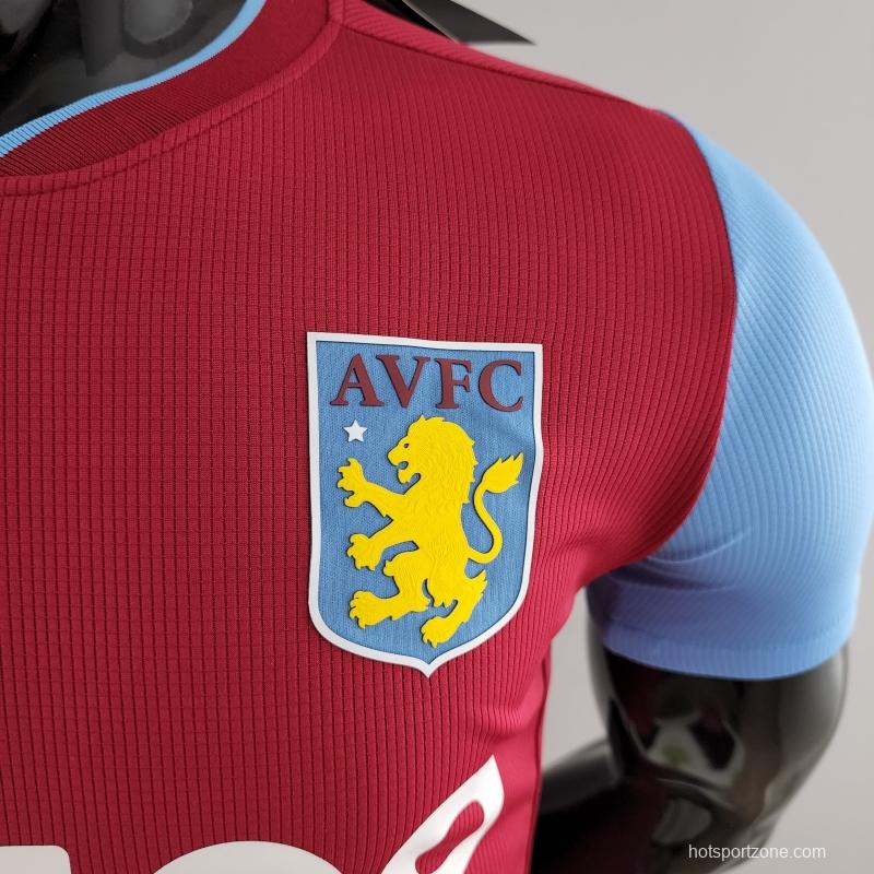 Player Version 22/23 Aston Villa Home Soccer Jersey