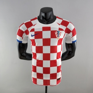 Player Version 2022 Croatia Home Soccer Jersey