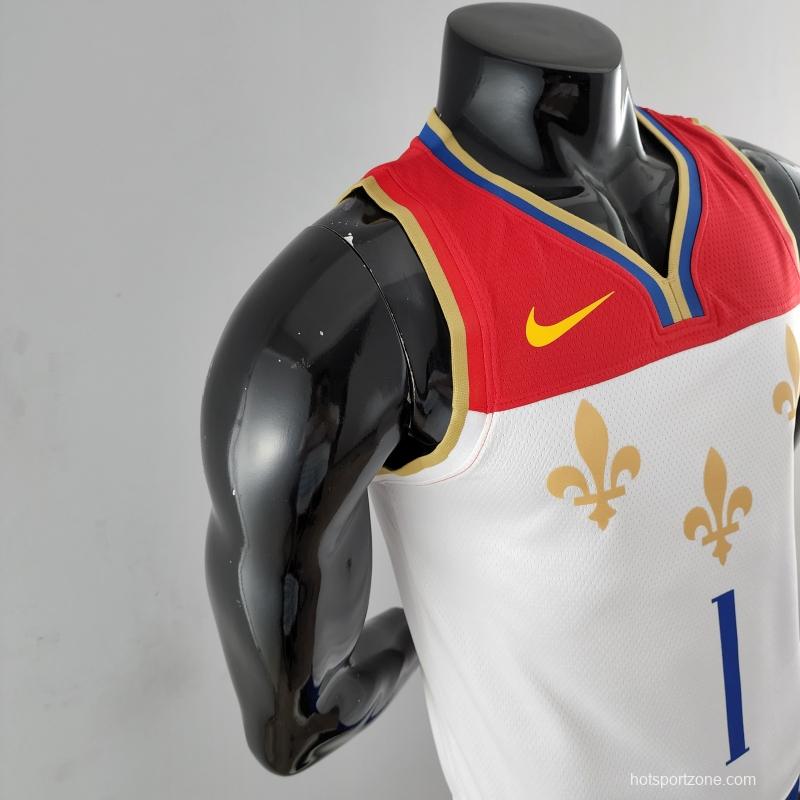 2020 New Orleans Pelicans WLLIAMSIN#1 Urban Edition NBA Jersey
