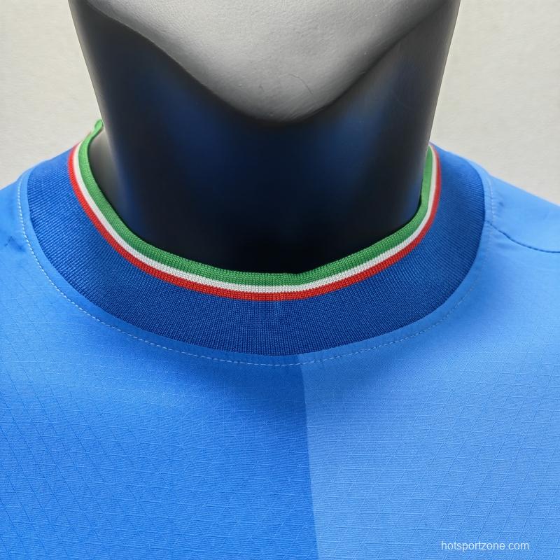 Player Version Italy Home Jersey