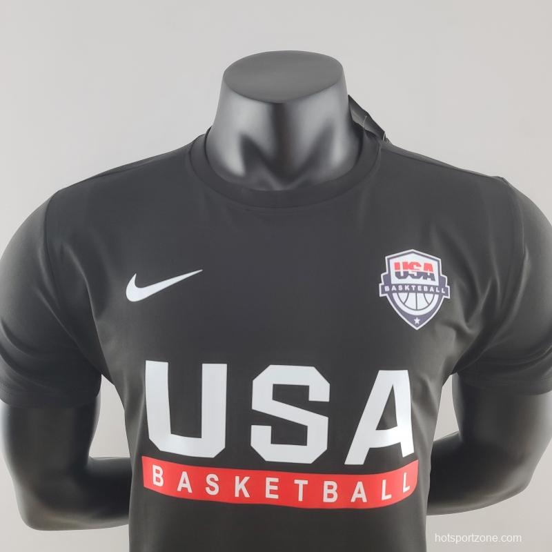 2022 NBA Basketball Black T-Shirts #K000208