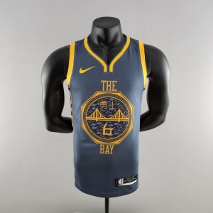 2018 YOUNG #6 Golden State Warriors Grey NBA Jersey