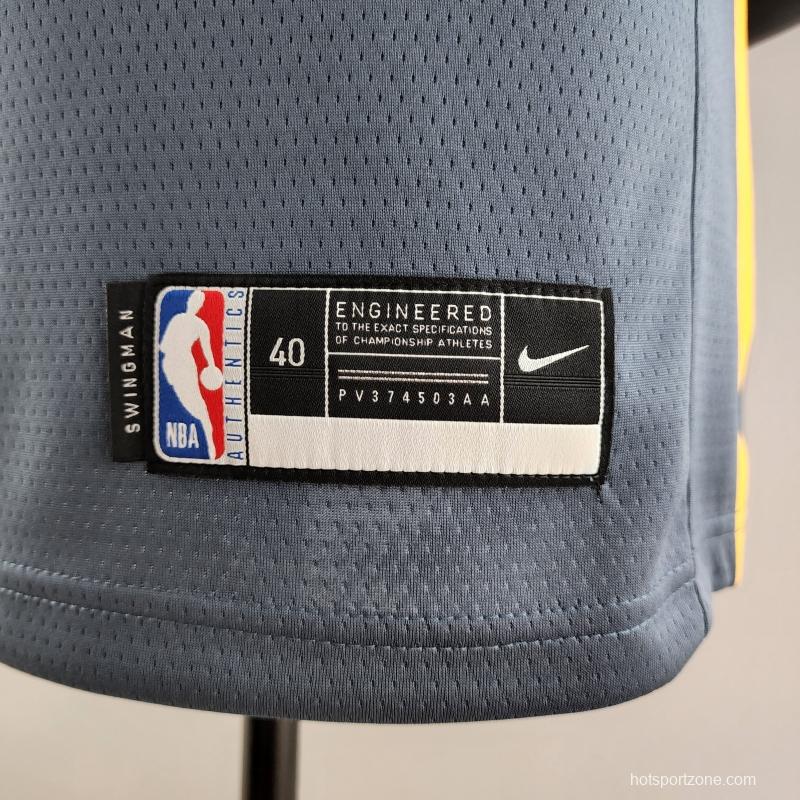 2018 Curry#30 Golden State Warriors Grey NBA Jersey