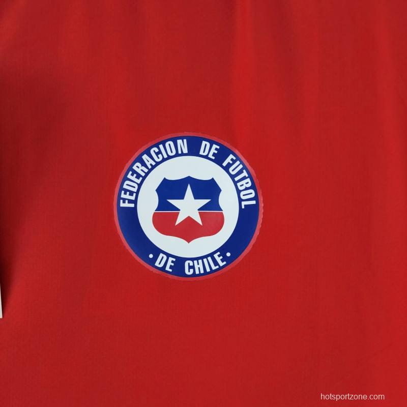 2022 Chile Windbreaker Red White