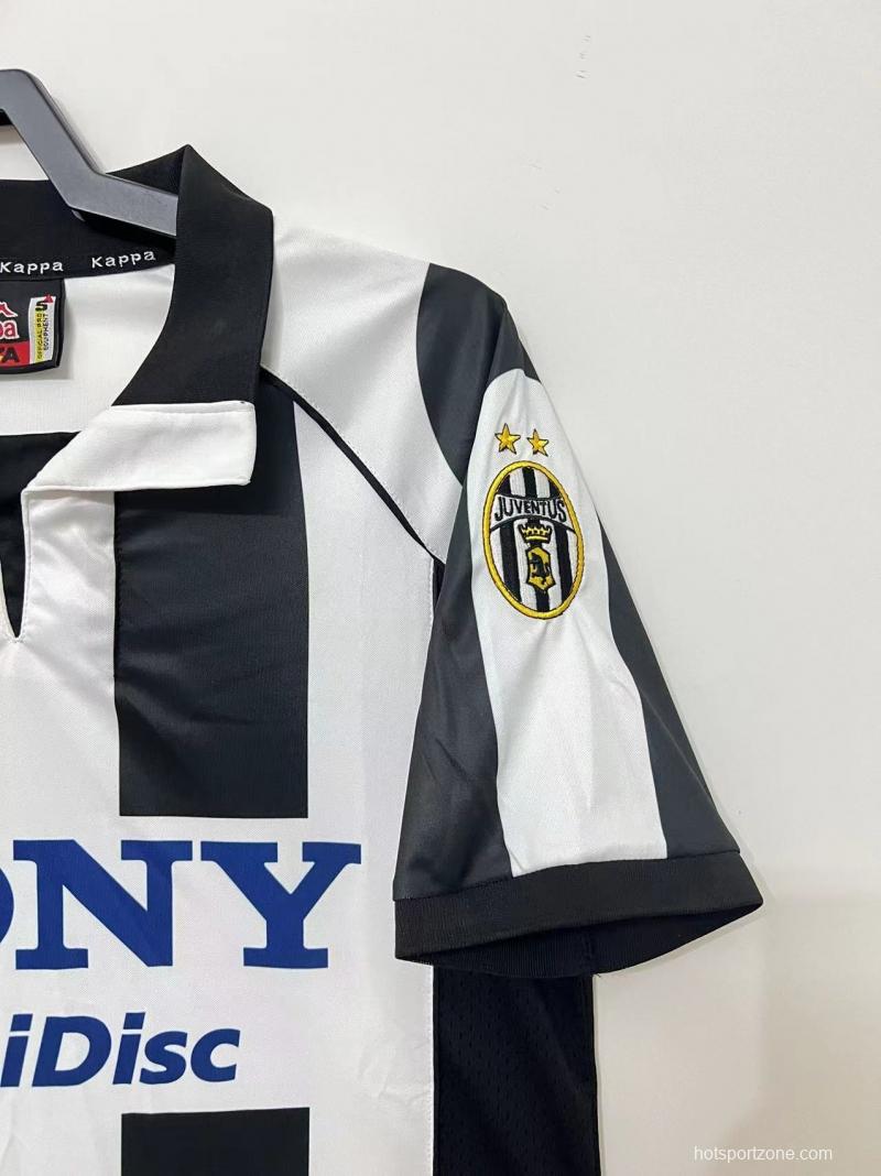 Retro 97/99 Juventus Home Soccer Jersey