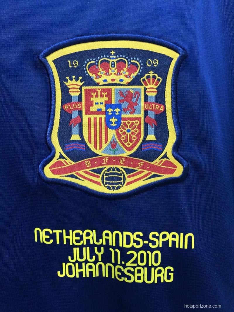 Retro 2010 Spain Away Soccer Jersey