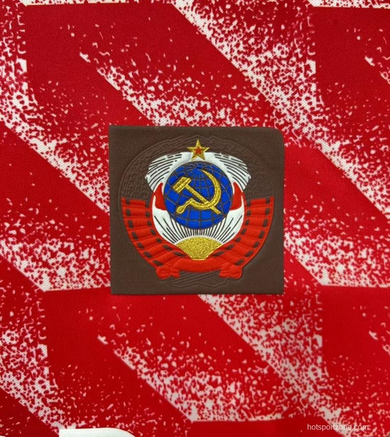 Retro 87/88 USSR Home Soccer Jersey