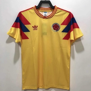 Retro 1990 Colombia Home Soccer Jersey