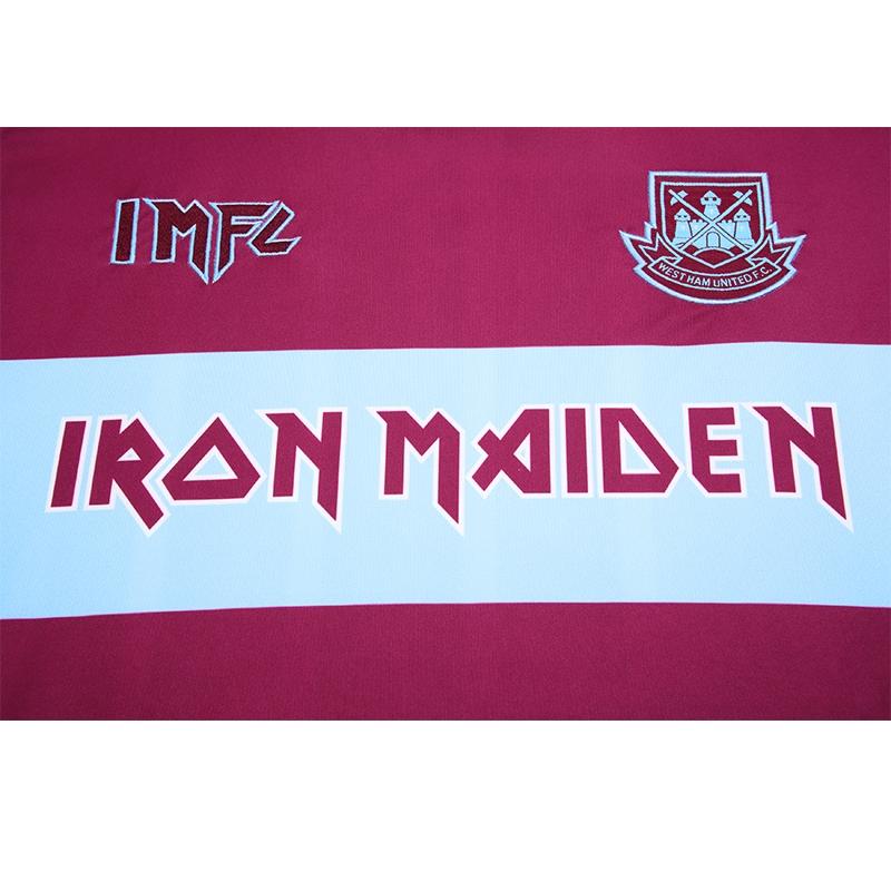 Retro 22/23 Iron Maiden X West Ham Wine/Blue Jersey