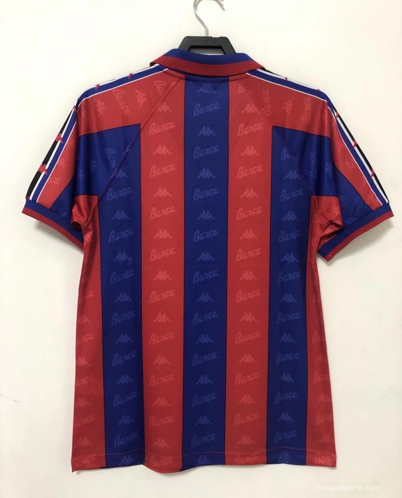 Retro 96/97 Barcelona Home Soccer Jersey