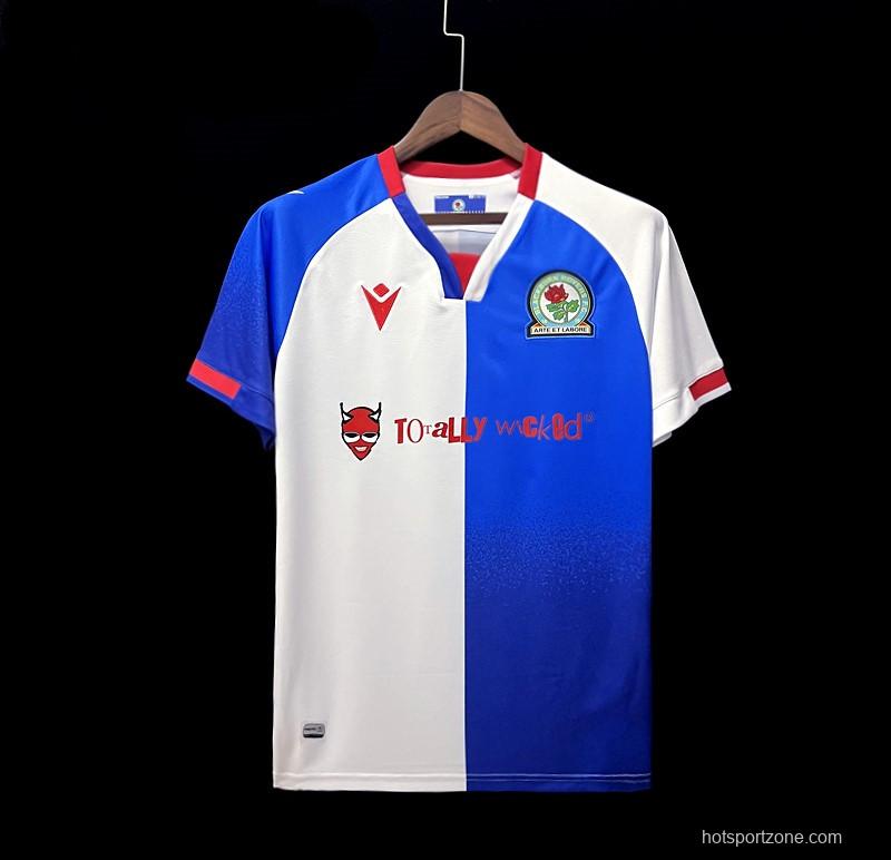 22/23 Blackburn Rovers Home Soccer Jersey