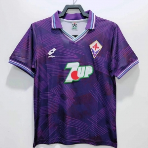 Retro 92/93 Fiorentina Home Soccer Jersey