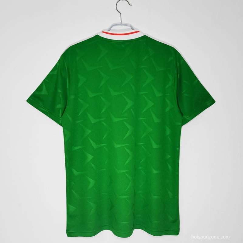 Retro 1990/92 Ireland Home Soccer Jersey