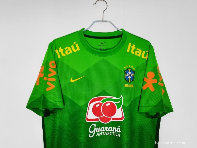 Retro 2020 Brazil Green Training Jersey