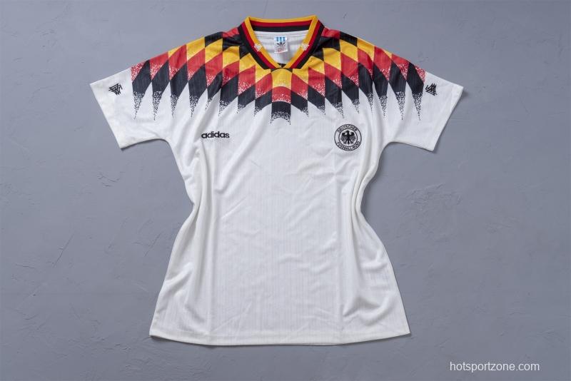 Retro 1994 Germany Home Soccer Jersey