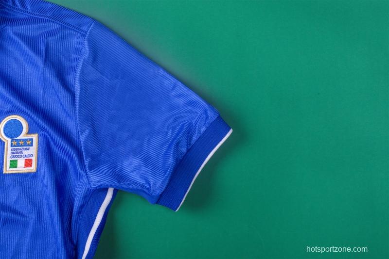 Retro 1998 Italy Home Soccer Jersey