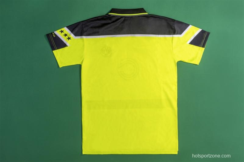 RETRO 96/97 Dortmund Champions League Home Soccer Jersey