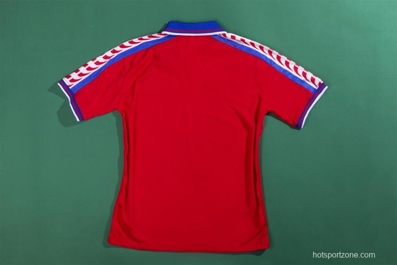 Retro 1996 Czech Republic Home Soccer Jersey