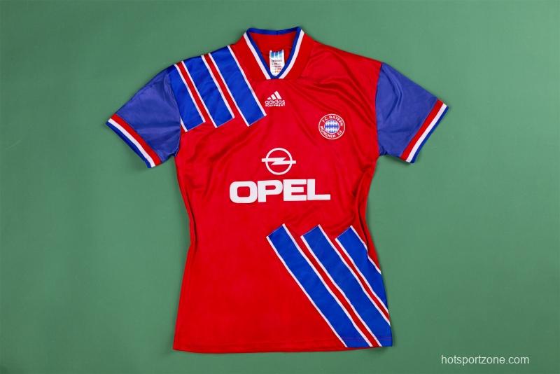 RETRO 93/95 Bayern Munich Home Soccer Jersey