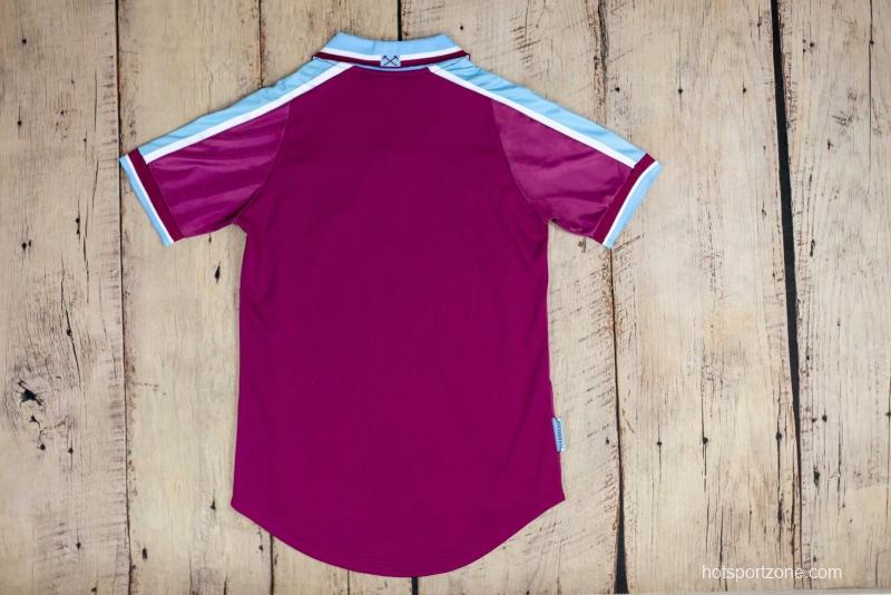 Retro 99/01 West ham United Home Soccer Jersey