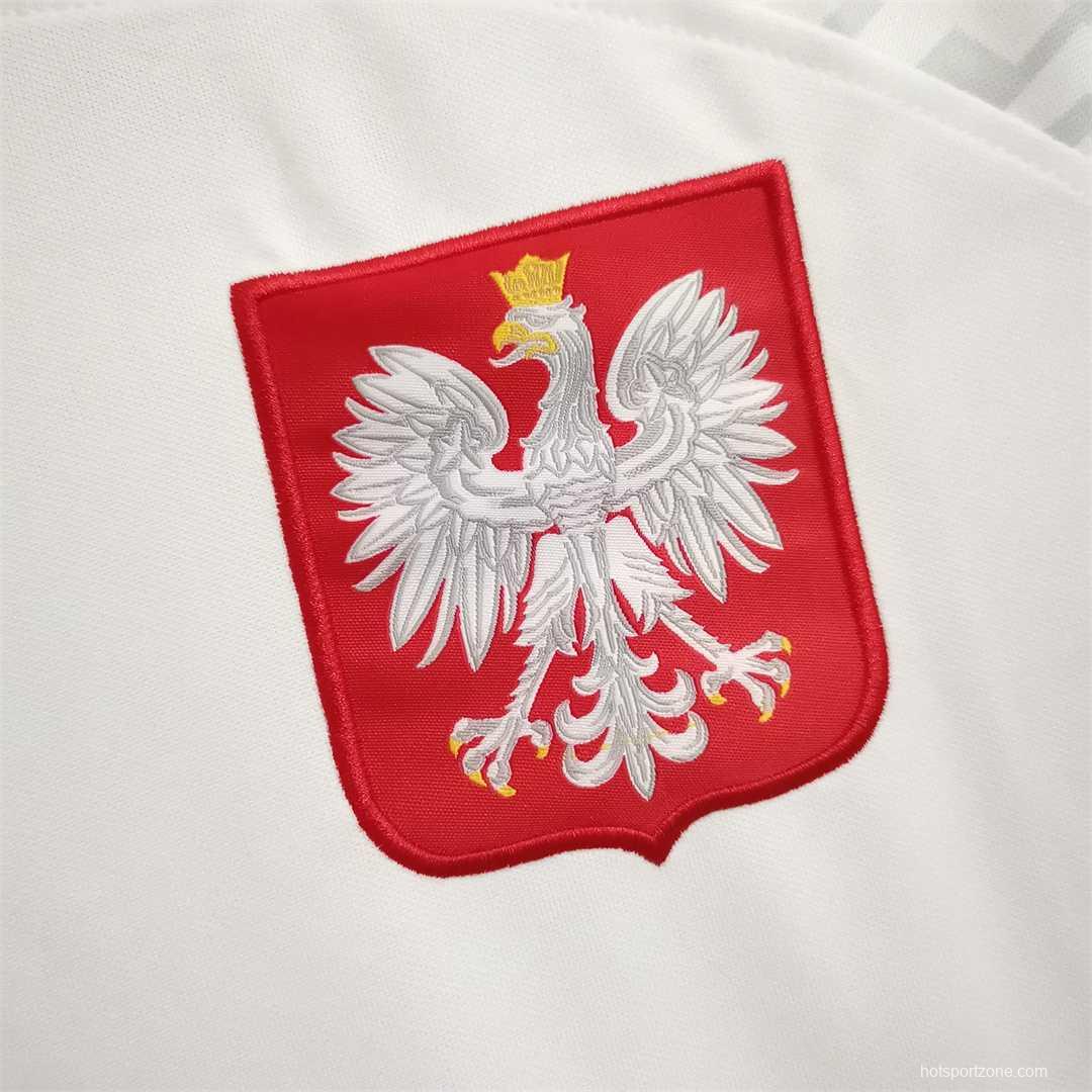 2022 Poland Home Soccer Jersey