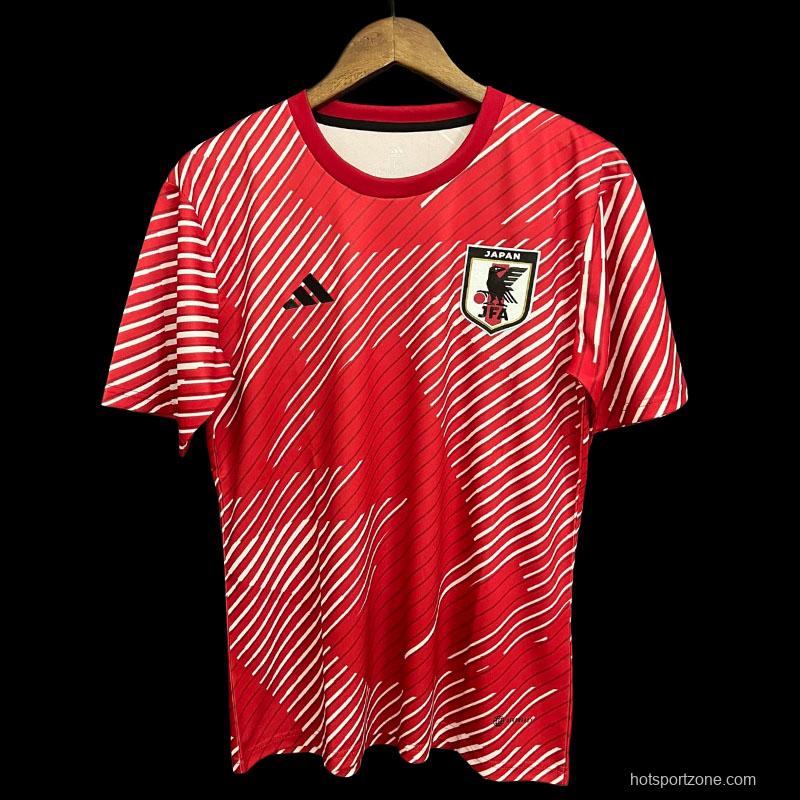 2022 Japan Red Pre-Match Jersey