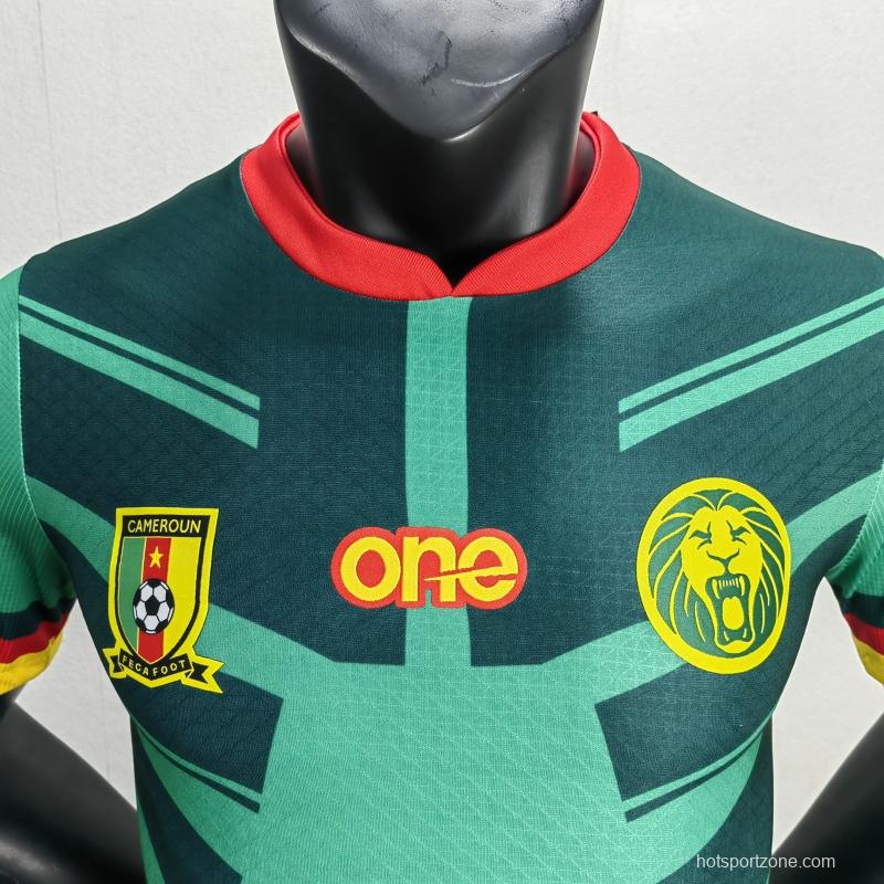Player Version 2022 Cameroon Home Green Jersey