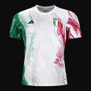2022 Italy FIGC Pre-Match White Jersey