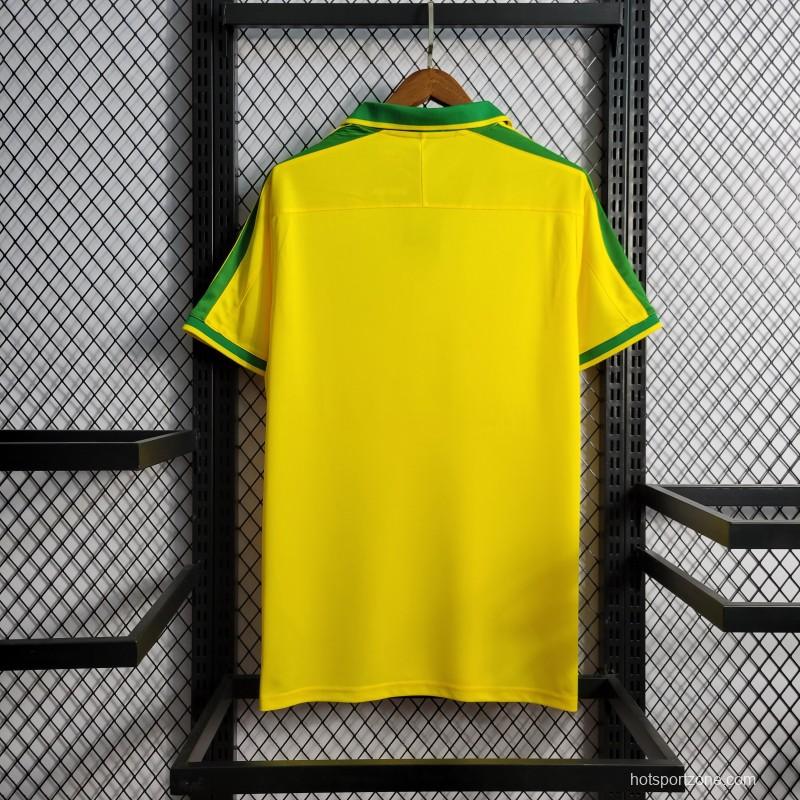 Retro1997 Brazil Home Jersey