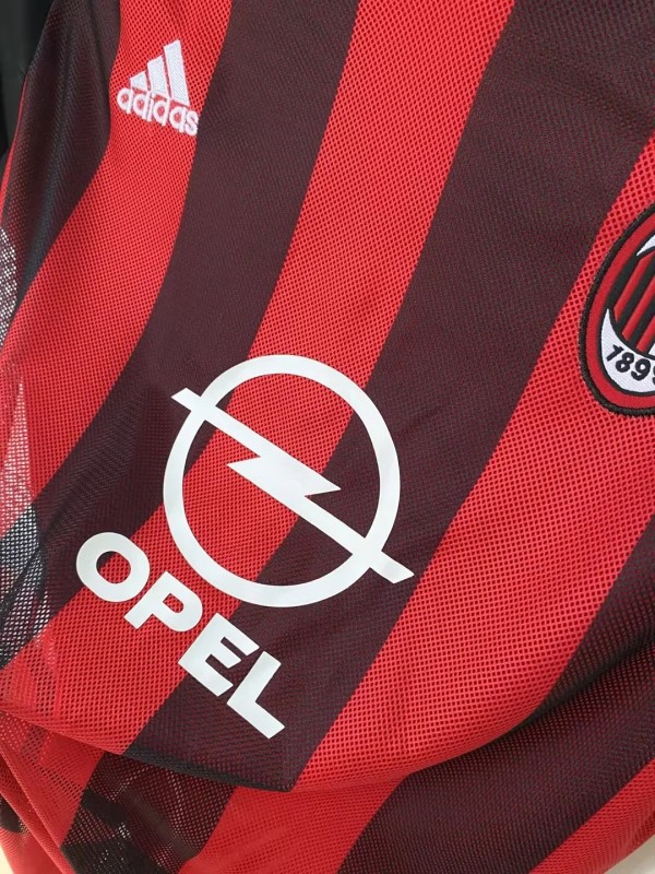 Retro 02/03 AC Milan Home Dual Layer Authentic Jersey