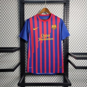 Retro 11-12 Barcelona Home Soccer Jersey