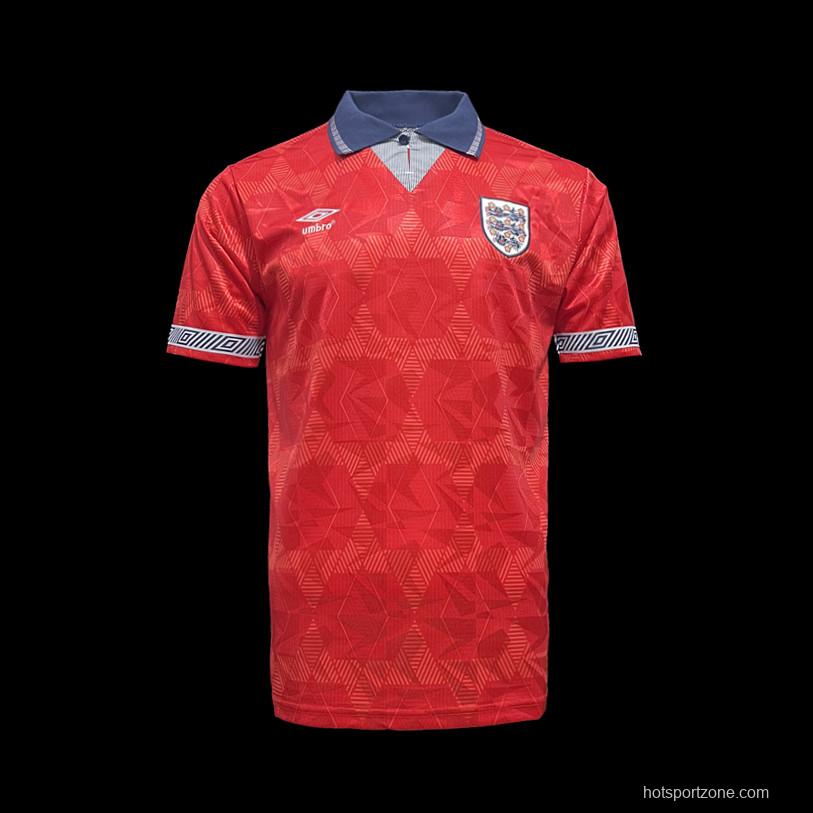 Retro 1990 England Red