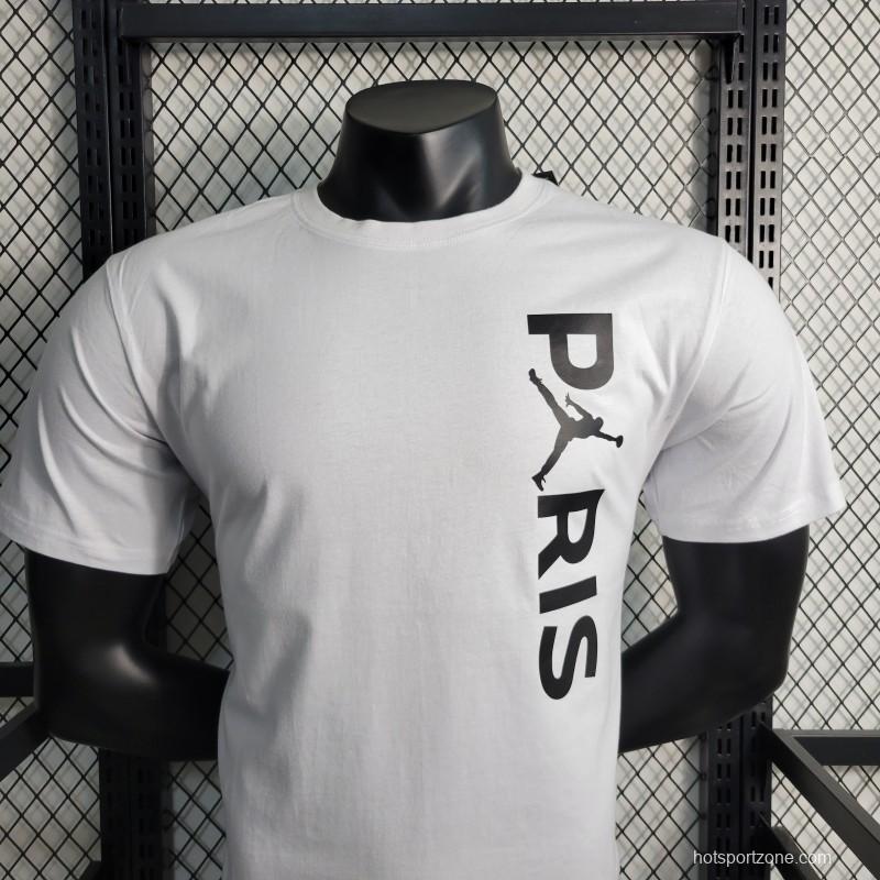 2023 NIKE PSG White T-shirts