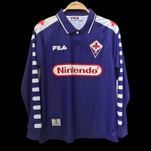 Retro 98/99 Fiorentina Home Long Sleeve Jersey