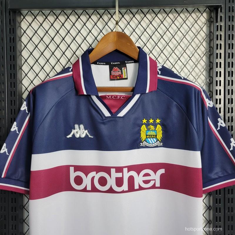 Retro 1997-98 Manchester City Away Jersey