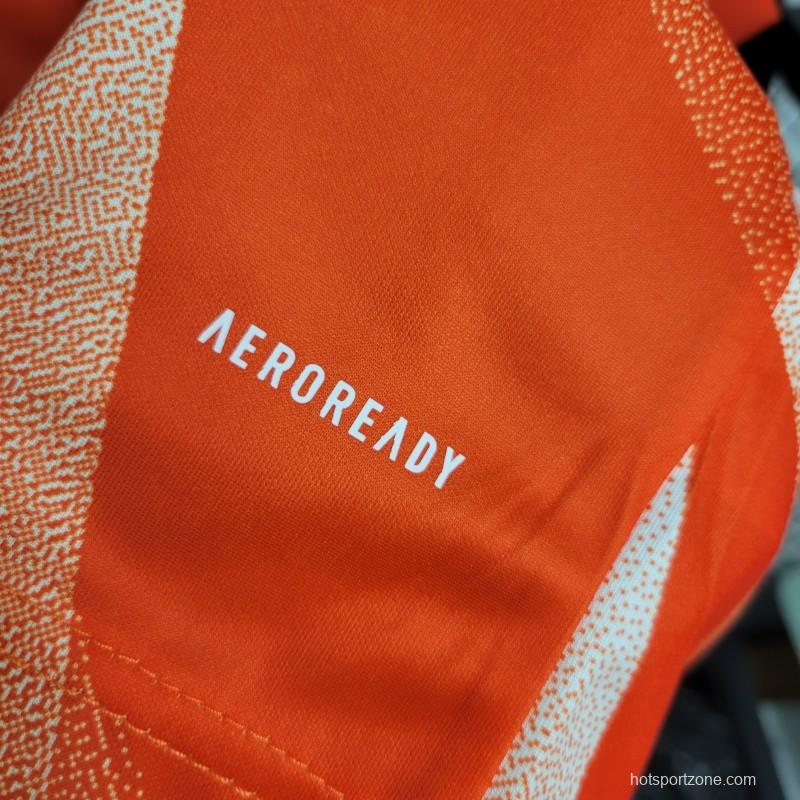 23-24 Olympique Marseille Training Orange Jersey