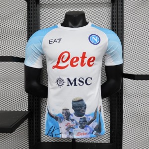 Player Version SSC Napoli Face Game Victor Osimhen Champion Jersey