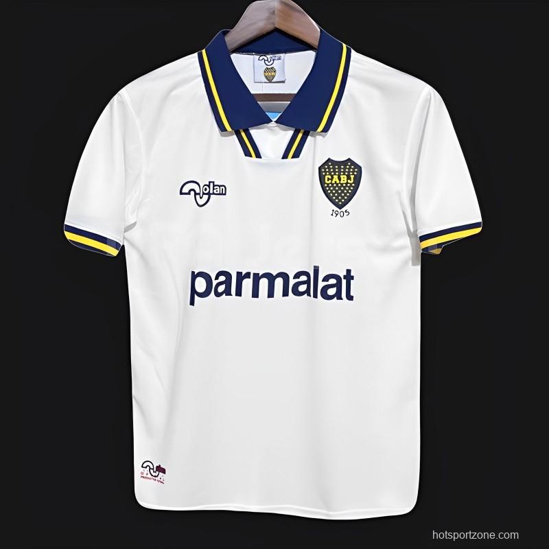 Retro 92/93 Boca Juniors Away White Jersey